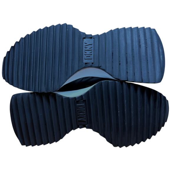 DKNY Nix Women's 7.5 Black Lace Up Sneaker Everyday Lifestyle Shoes - Picture 12 of 13